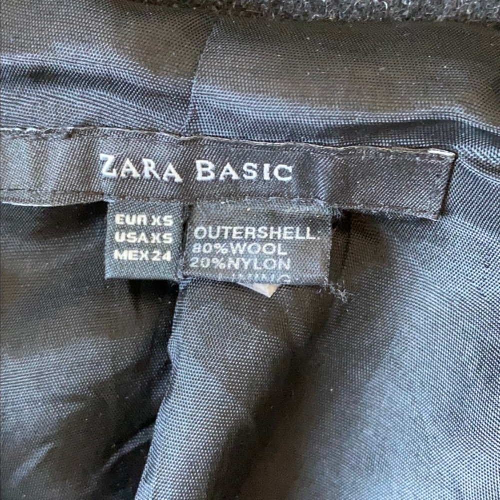 Zara Basic Black Wool Jacket - image 4